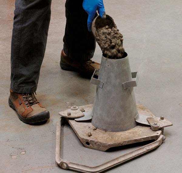 Concrete Slump Test The Workability Of Concrete.